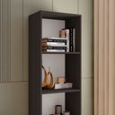 Ver imagem 6 de Estante de Livros 40CMX150CM Modular 4 Nichos Calum Preto