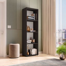 Estante Modular para Livros 4 Nichos Calum - 1