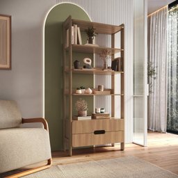 Estante Elvis com 2 Gavetas 100% Mdf - 1