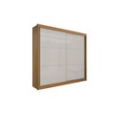 Ver imagem 2 de Guarda Roupa Casal 2 Portas 6 Gavetas Cancun D' Doro Cinamomo/ Cinamomo com Off White