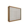 Guarda Roupa Casal 2 Portas 6 Gavetas Cancun D' Doro Cinamomo/ Cinamomo com Off White - 2