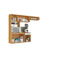 Ver imagem 3 de Cozinha Nanda 5 Portas e 1 Gaveta C/ Balcão 179,4cm:cinamomo/branco