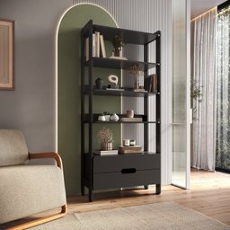 Estante Elvis com 2 Gavetas 100% Mdf - 1