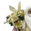 Ver imagem 3 de Papai Noel Rosa 45cm com Cajado - Natal Sofisticado