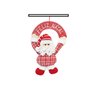 Guirlanda Feliz Natal com Boneco Papai Noel ou Boneco de Neve Enfeite Decorativo de Pendurar 35 cm - - 1