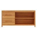 Ver imagem 4 de Balcão Buffet Nature com 2 Portas e 4 Gavetas Rústico Claro Madeira Pinus