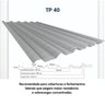 Telha Trapezoidal Galvanizada em Galvalume Aluzinco 160cm x 98cm - 15 unidades - 4