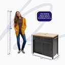 Ver imagem 3 de Gabinete Armário para Banheiro 78,30 Cm X 85 Cm X 44,60 Cm