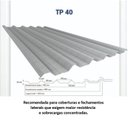 Ver imagem 3 de Telha Trapezoidal Galvanizada em Galvalume Aluzinco 160cm x 98cm - 20 unidades