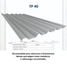 Telha Trapezoidal Galvanizada em Galvalume Aluzinco 240cm x 98cm - 10 unidades - 3
