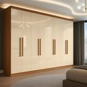 Ver imagem 1 de Guarda Roupa Casal 8 Portas 4 Gavetas Paris Espresso Móveis