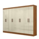 Ver imagem 2 de Guarda Roupa Casal 8 Portas 4 Gavetas Paris Espresso Móveis