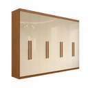 Ver imagem 2 de Guarda Roupa Casal 8 Portas 4 Gavetas Paris Espresso Móveis