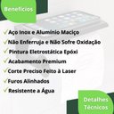 Ver imagem 7 de Porta Papel Higiênico Dupla Fixação Parede Preto F.zmt