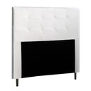 Ver imagem 1 de Cabeceira De Casal 140Cm Luna I02 Corano Branco