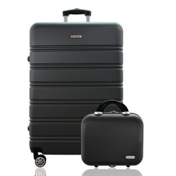 Kit Mala Grande Rígida Expansiva Despachada 32kg Rodas Duplas 360º Tsa Mais Frasqueira Gladiador A3g - 1