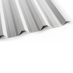 Telha Trapezoidal Galvanizada em Galvalume Aluzinco 300cm x 98cm - 10 unidades