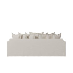 Sofá 4 Lugares com Capa 100% Removível e Lavável Enseada 220cm - 4