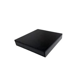 Tampa de Proteção Para Fogão Cooktop 5 Bocas 76x52cm Mesinha de Apoio em MDF Preto - 1
