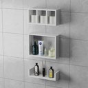 Ver imagem 1 de Kit 3 Nicho Banheiro, Sala, Cozinha 100%MDF