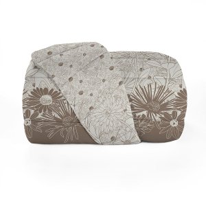 Edredom - Casal - Crystal - Naturalis - Dupla Face - 100% Algodão - Teka