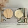 Vela Aromática Bamboo Copo com Tampa 180g  Cera de Coco - 7