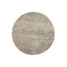 Tapete Redondo 0,80cm Quarto Sala Escritório Pelo Macio.:areia - 1