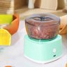 Mini Processador de Alimentos 2 em 1 Eletrico Bateria Recarregavel Usb sem Fio Triturador Cebola Alh - 2