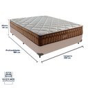 Ver imagem 3 de Cama Box e Colchão Anjos Star Pillow In Espuma Casal Anjos: Bege