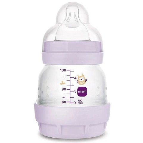 Mamadeira Mam Easy Start Anticolica 130ml 0+ Meses Mam Rosa