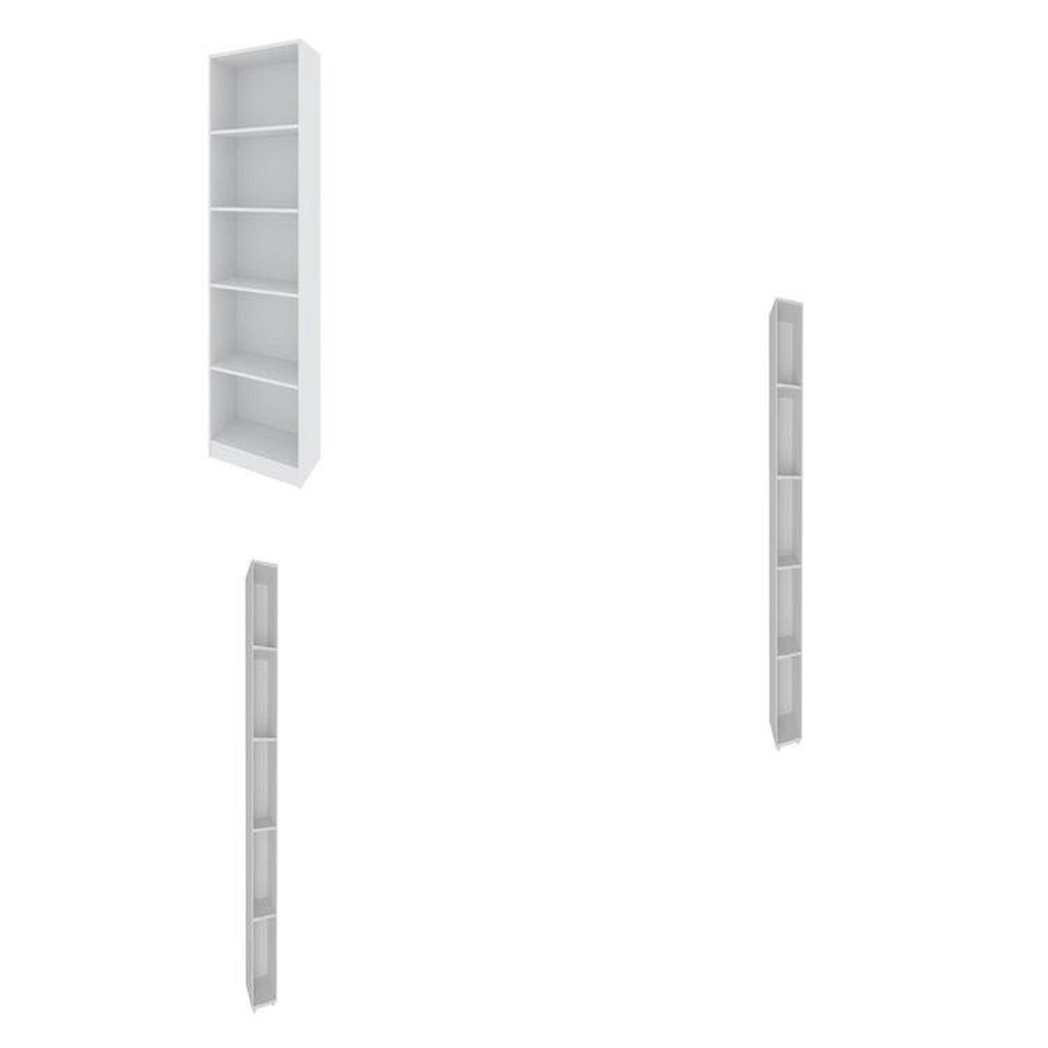 Kit 1 Estante Multiuso 5 Nichos Montreal e 2 Estantes Horizontal