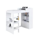 Ver imagem 5 de Cama Alta Multifuncional Solteiro Infantil/Juvenil com Estante E Escrivaninha 80 Amsterdam