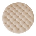 Ver imagem 2 de Puff Amora 60 cm Suede Vermelho SLK Decor Amara Bege