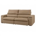 Ver imagem 4 de Sofá Retrátil Reclinável Mônaco 2,10 Metros Bouclê