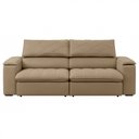 Ver imagem 2 de Sofá Retrátil Reclinável Mônaco 2,10 Metros Bouclê