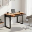 Ver imagem 1 de Mesa para Escritório Estilo Industrial 1,18m 1 Gaveta Móvel na Caixa