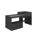 Ver imagem 3 de Cama Alta Multifuncional Solteiro Infantil/Juvenil com Estação De Trabalho 80 Jacarta