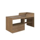 Ver imagem 3 de Cama Alta Multifuncional Solteiro Infantil/Juvenil com Estação De Trabalho 80 Jacarta