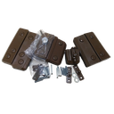 Ver imagem 1 de Kit 08 Porta Dupla Pivotante Giro de Vidro na Cor Marrom