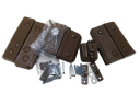 Ver imagem 1 de Kit 08 Porta Dupla Pivotante Giro de Vidro na Cor Marrom