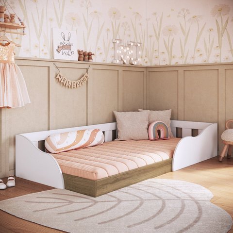 Cama Montessoriana Infantil Solteiro 80 Memphis