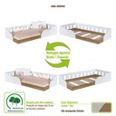 Ver imagem 7 de Cama Montessoriana Infantil Solteiro 80 Memphis Branco