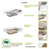 Cama Casal Montessoriana Infantil 140 Memphis - 6