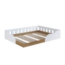Ver imagem 3 de Cama Casal Montessoriana Infantil 140 Memphis Branco