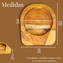 Ver mais imagens de Descanso de Talher para Mesa Kit com 4 de Madeira