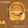 Descanso de Talher para Mesa Kit com 4 de Madeira - 8
