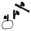 Ver imagem 1 de Kit Acessório Industrial Papeleira + Argola + Cabide Preto