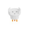 Kit 4 Pino Adaptador para Tomada 3 Pino Bipolar 10a 250v Cor:branco - 2