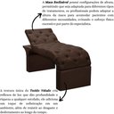 Ver imagem 5 de Maca Estofada Estética Cílios Regulável Spa Veludo Ana Clara Cor:marrom