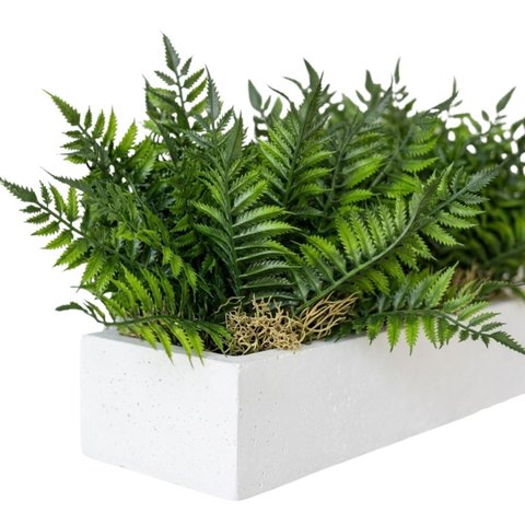 Kit 18 Folhagem Ruscus Artificial 35cm | Mini Buquês Decorativos com Aparência Natural
